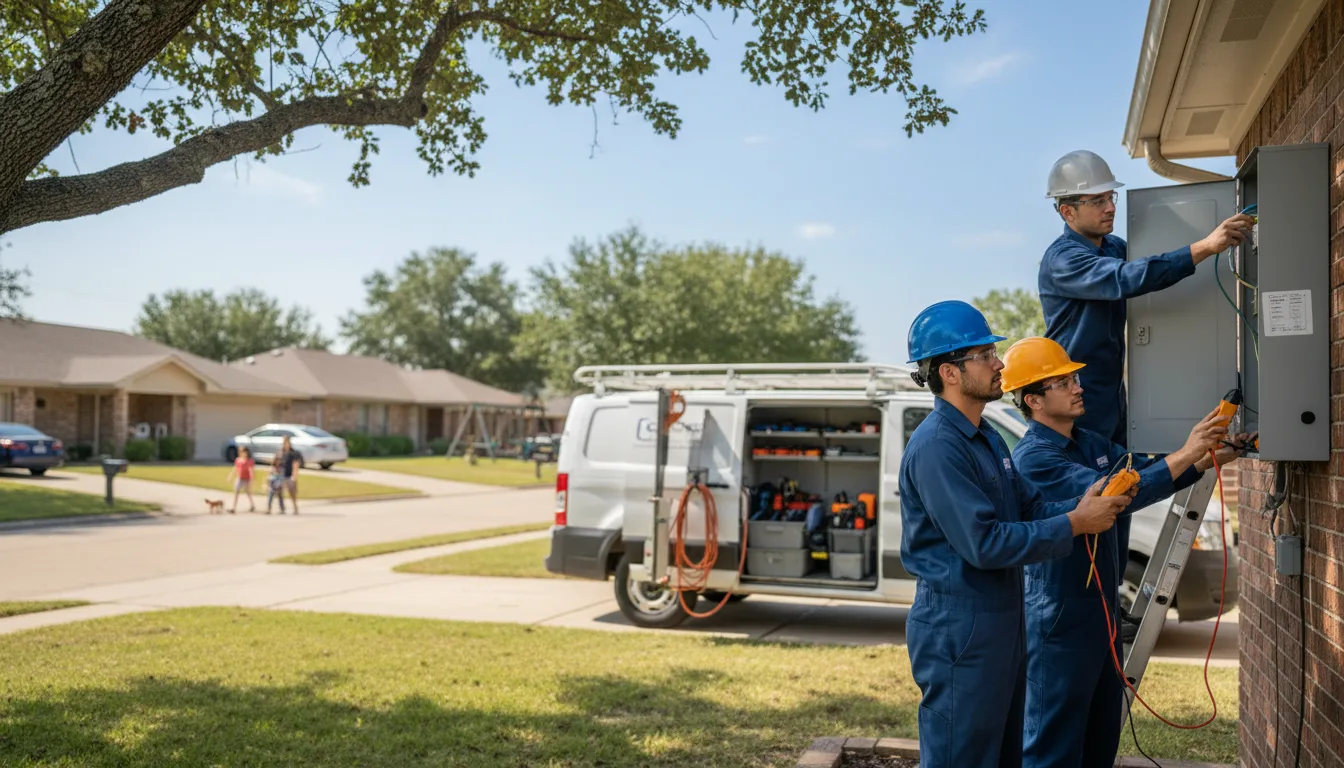 Certified electrician providing emergency electrical services in Olympia Fields, IL
